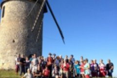 Groupe au moulin de St Aubin